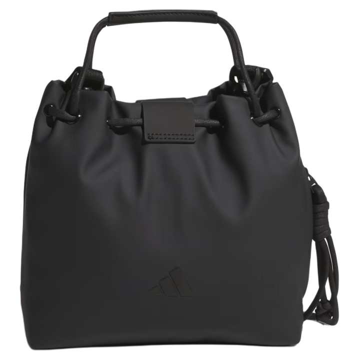 Adidas Adidas Polyurethane One Shoulder Handbag Women's Black