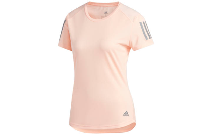 Adidas Adidas T Shirts Women's Light Pink Crew Neck Moderate