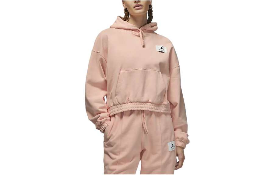 Jordan Jordan Sweatshirts Women's Light Pink Hooded Moderate Other