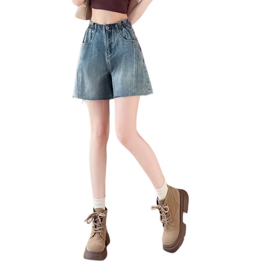 Tonlion Denim Shorts Women's Vintage Blue Moderate Other