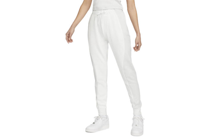Nike Nike Knitted Sweatpants Women's White Moderate Cuffed Pants
