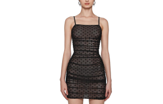 Misbhv Monogram Mesh Mini Dress