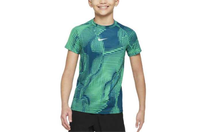 Nike Nike T Shirt Pro Stadium Green Kids'