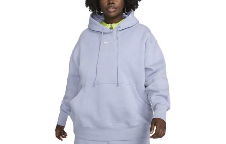 Nike Nike Sweatshirts Women's Steel Blue Hooded Moderate Regular