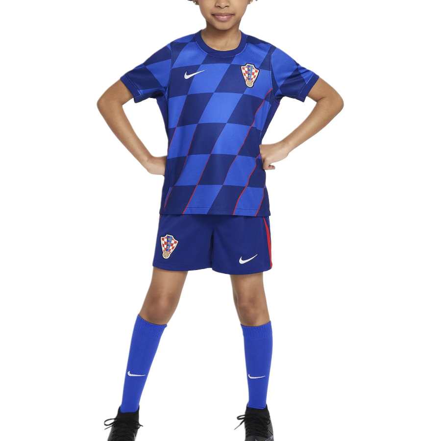 Nike Nike Kids' Soccer Jersey Croatia Stadium Away Super Royal Blue Children Aged 3 7 Years Old