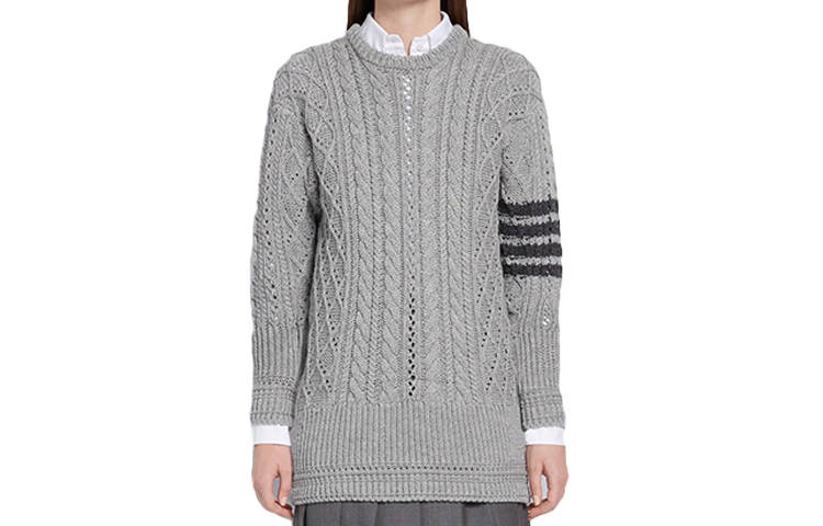 THOM BROWNE THOM BROWNE· Knitwear Women's Light Gray