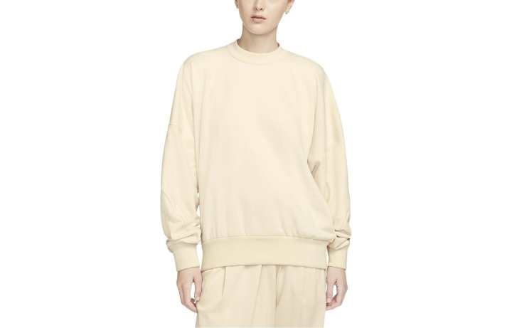 Nike Nike Sweatshirts Women's Beige Crew Neck Moderate Other