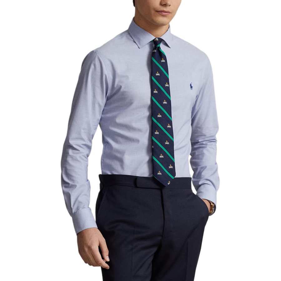 Polo Ralph Lauren Shirt Slim Fit Men's Blue Multicolor