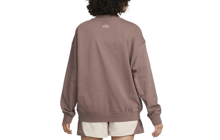 Nike Nike Sweatshirts Women's Brown Crew Neck Moderate Regular
