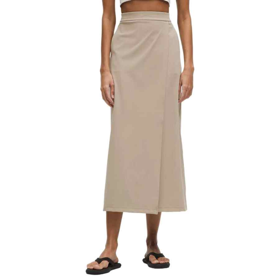 Lululemon Daydrift Casual Long Skirt Women's Sheer Oak