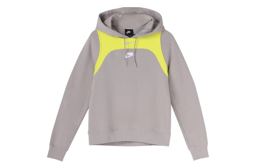 Nike Nike Sweatshirts Women's Gray Hooded Moderate Regular