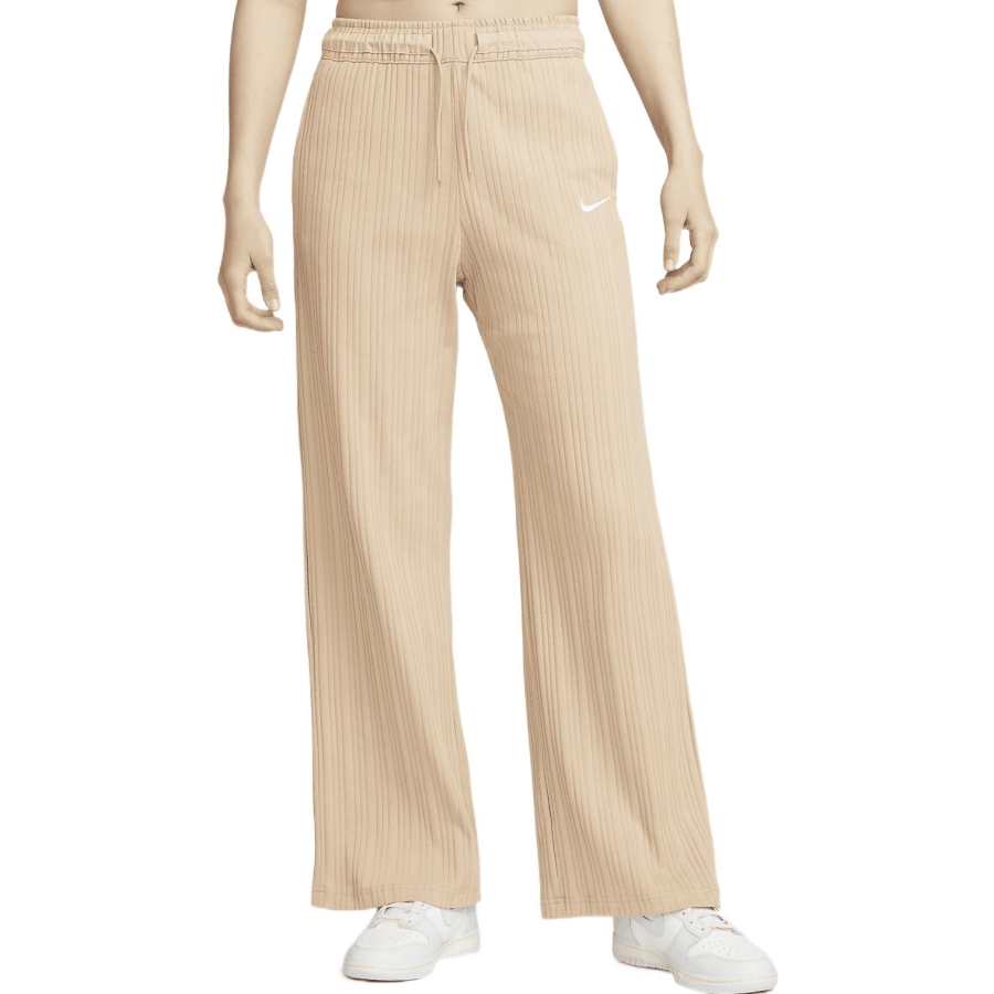 Nike Nike Knitted Sweatpants Women's Apricot Moderate Wide Leg Pants