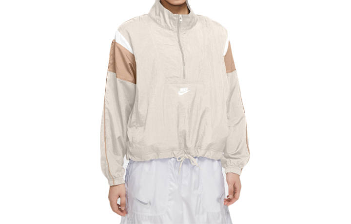 Nike Nike Jackets Women's Light Ivory White/Shimmering/White Stand Collar Moderate Other