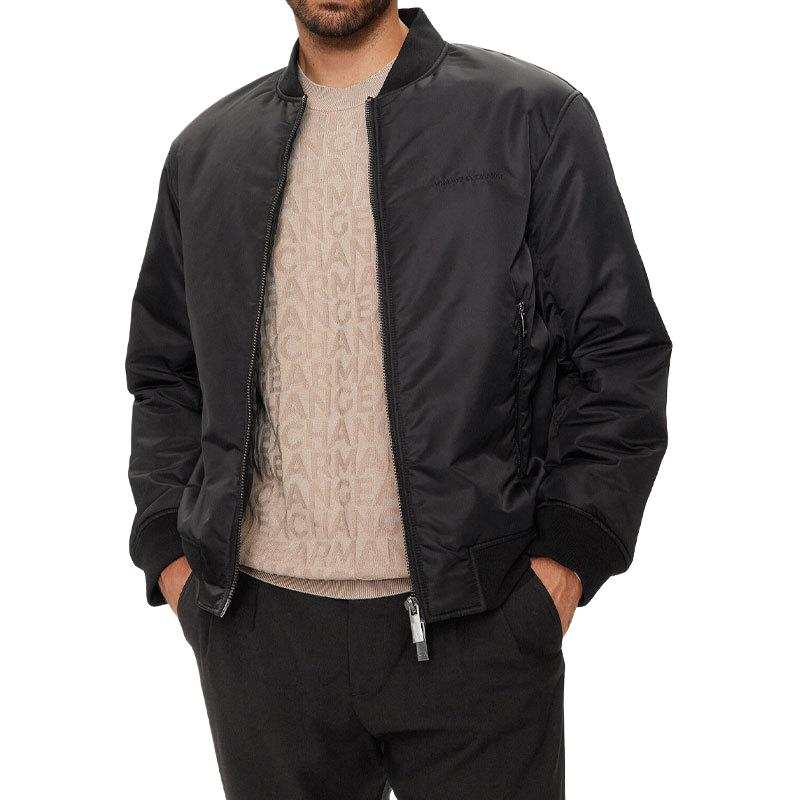 ARMANI EXCHANGE ARMANI EXCHANGE Eagle-embroidered Puffer Jacket