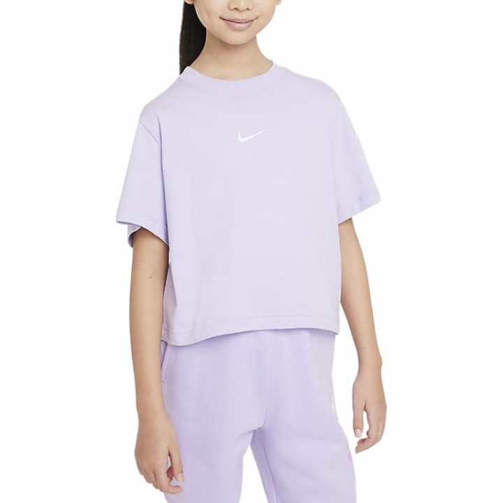 Nike Nike T Shirt Hydrangea Purple/White Teenagers