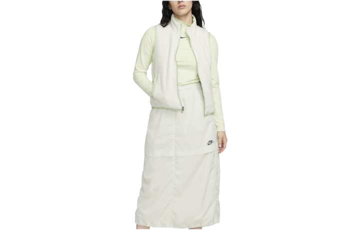 Nike Nike Casual Long Skirts Women's Ecru Moderate Long Cargo Skirt