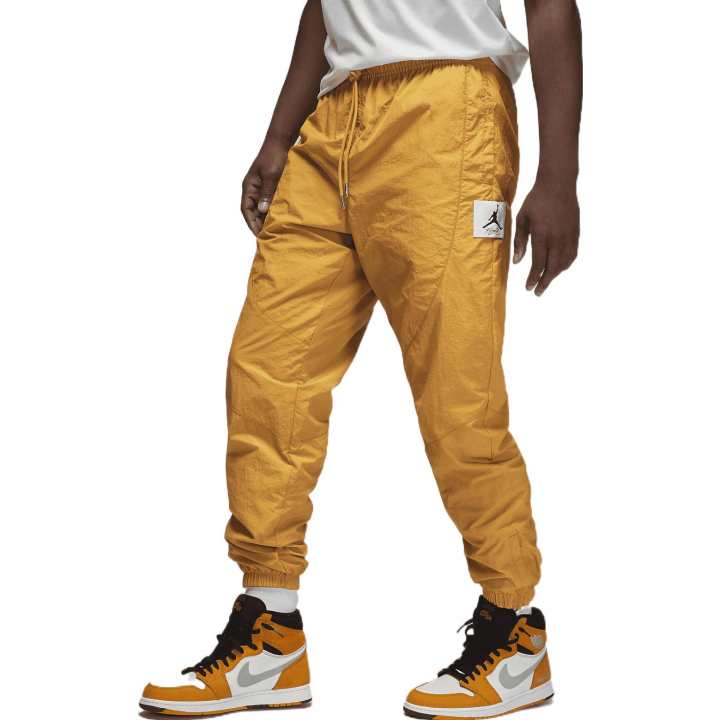 Jordan Jordan Knitted Sweatpants Men's Yellow Moderate Cuffed Pants