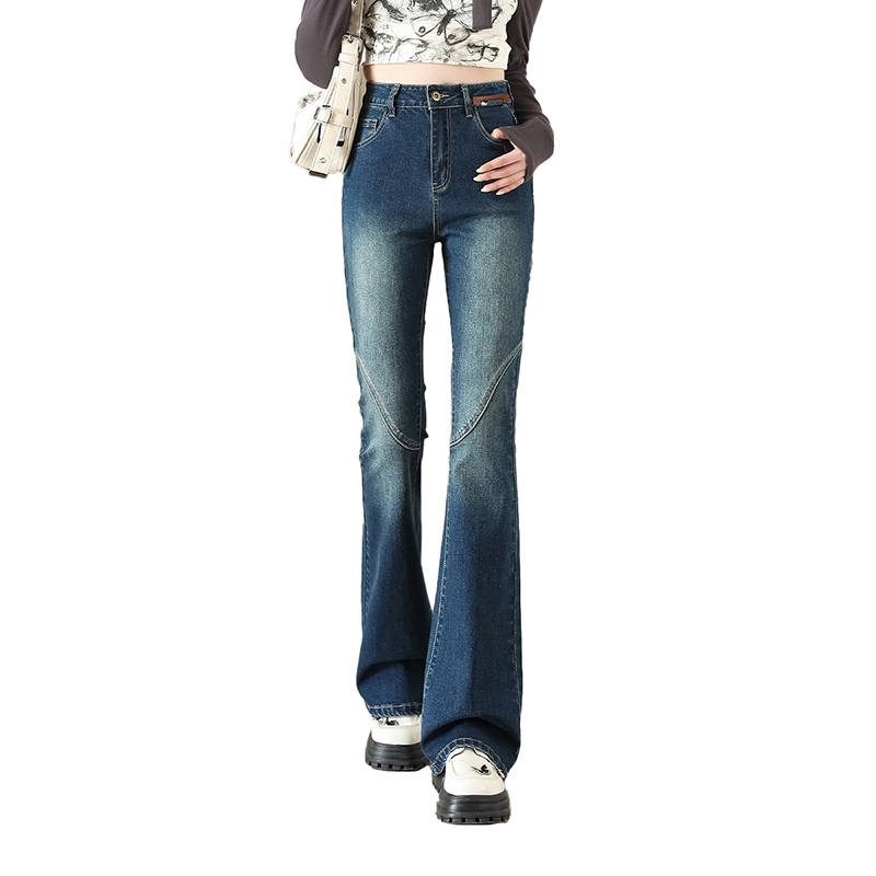 BALENO Jeans Women's Blue Moderate Flared Pants