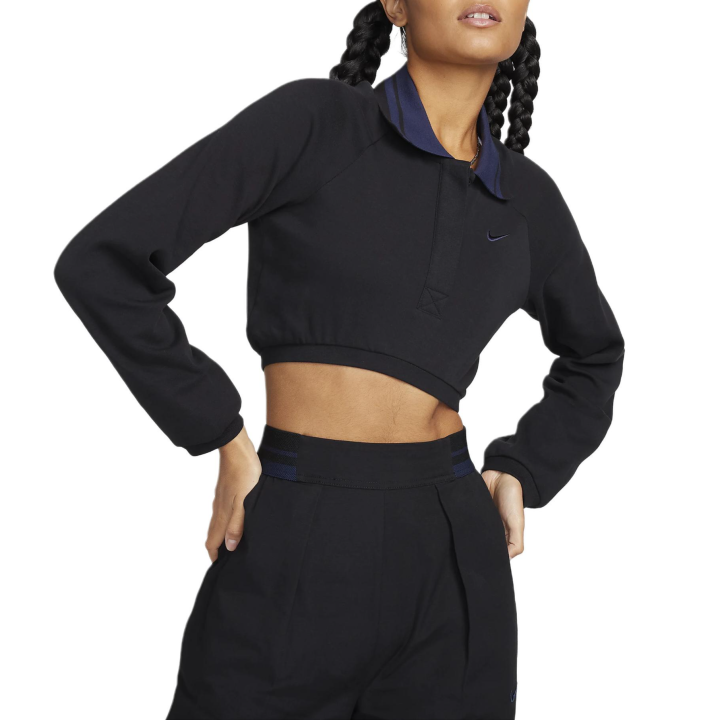 Nike Nike Sportswear Collection Women's Cropped Long-Sleeve Polo