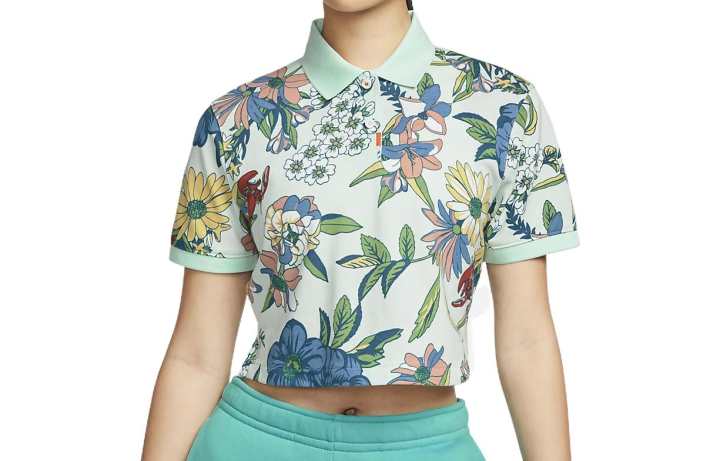 Nike Nike Polo Shirts Women's Multicolor Polo Collar Moderate Straight Fit