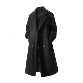 DJ.SPIRIT Coats Unisex Lapel Moderate Straight Fit