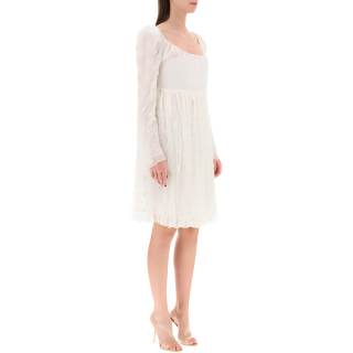 Chloé Chloe SS23 Long Sleeved Dress Women's White