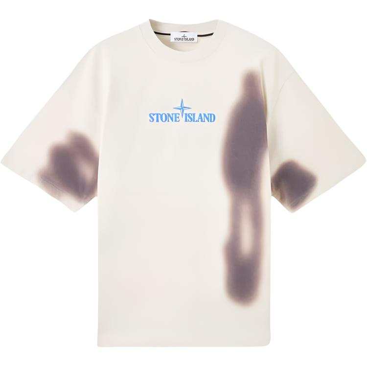 STONE ISLAND Blurry One print T shirt