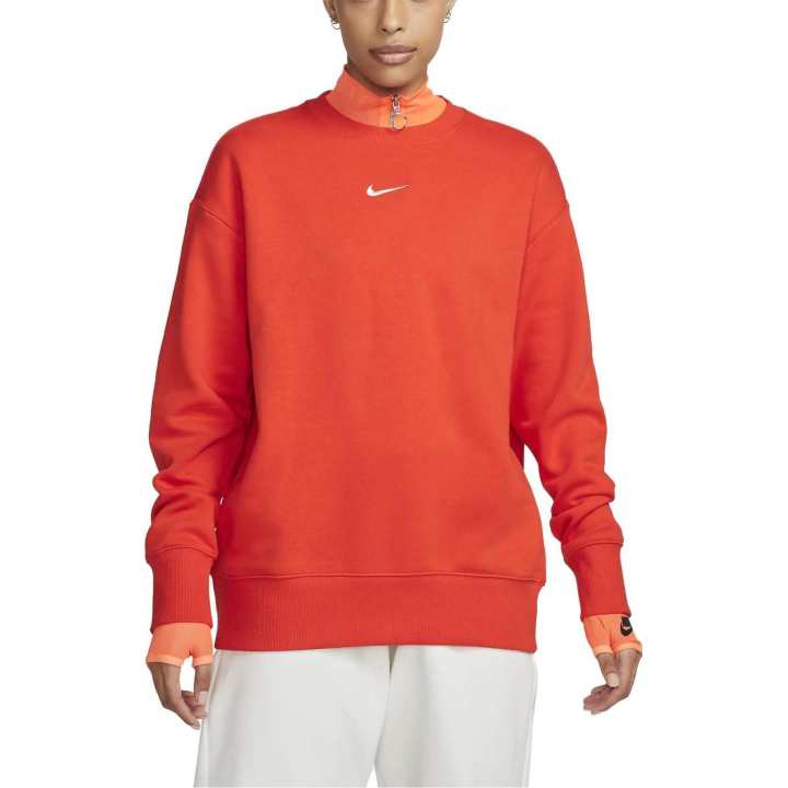 Nike Nike Sweatshirts Women's Bright Red Crew Neck Moderate Regular