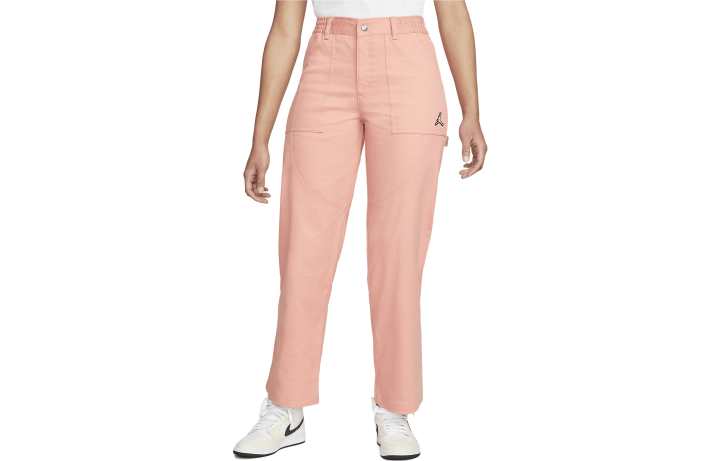 Jordan Jordan Casual Pants Women's Pink Moderate Straight Fit Pants