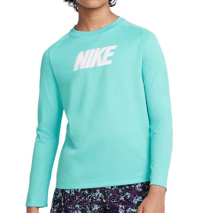 Nike Nike T Shirt Green/White Teenagers
