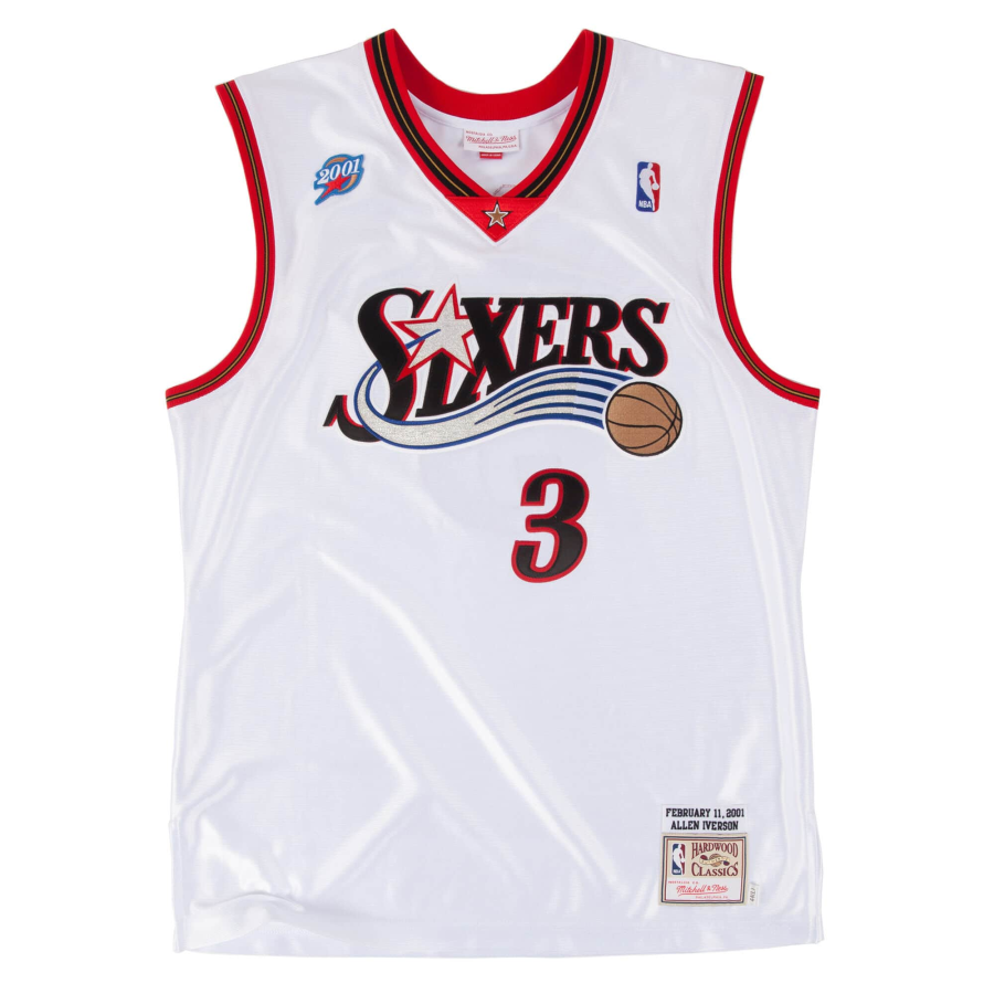 Mitchell Ness Mitchell Ness 76Ers 2001 Allen Iverson jersey