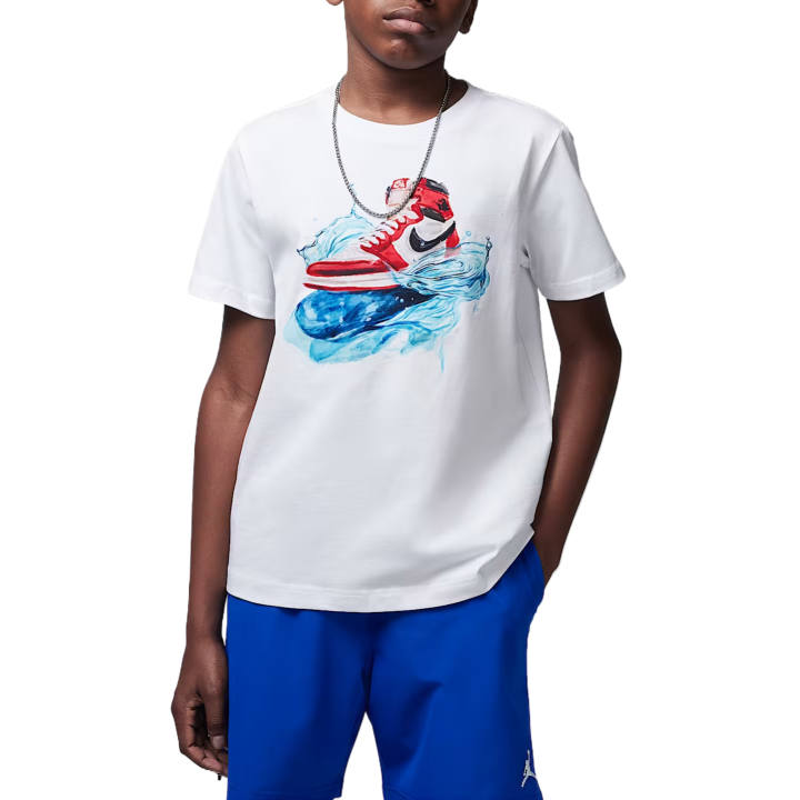 Jordan Jordan AJ1Jumpman T Shirt White Teenagers