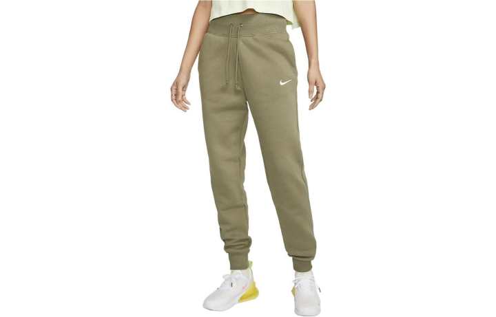 Nike Nike Knitted Sweatpants Women's Olive Moderate Cuffed Pants
