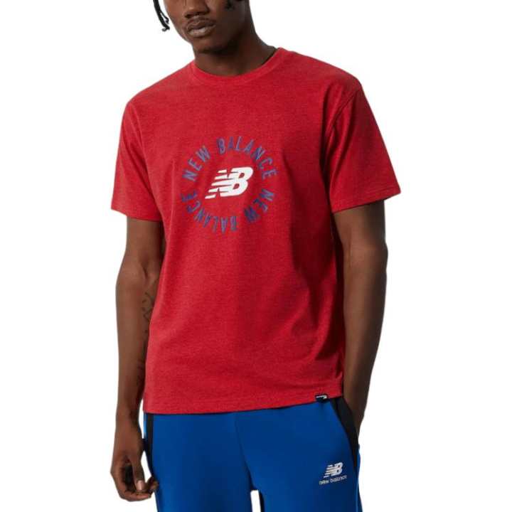 New Balance New Balance T Shirts Men's Red Crew Neck