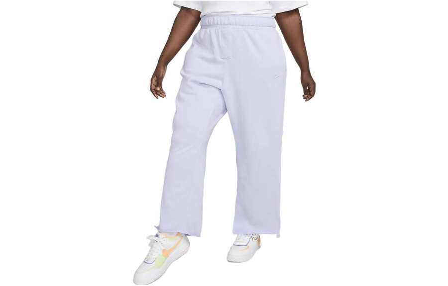 Nike Nike Knitted Sweatpants Women's Light Purple Moderate Straight Fit Pants