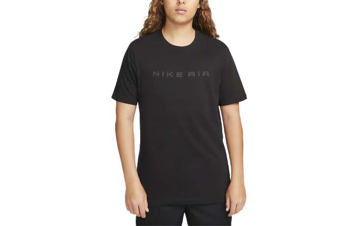 Nike Nike T Shirts Men's Black Crew Neck Moderate