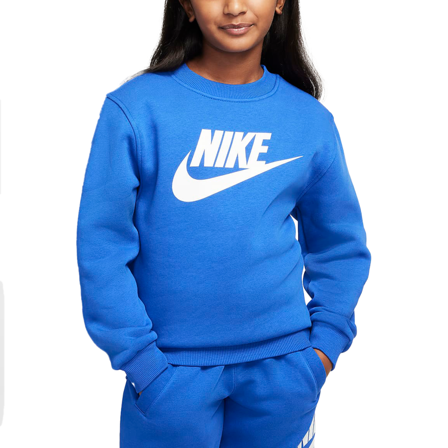 Nike Nike Sweatshirt Sportswear Club Game Royal Blue/White Teenagers