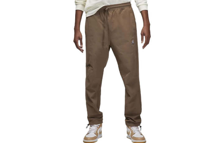 Jordan Jordan Knitted Sweatpants Men's Brown Moderate Straight Fit Pants