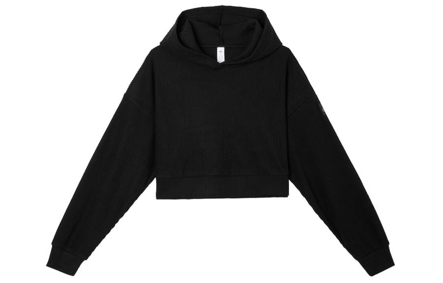 Alo Yoga Sweatshirts Women's Hooded Non Detachable Moderate