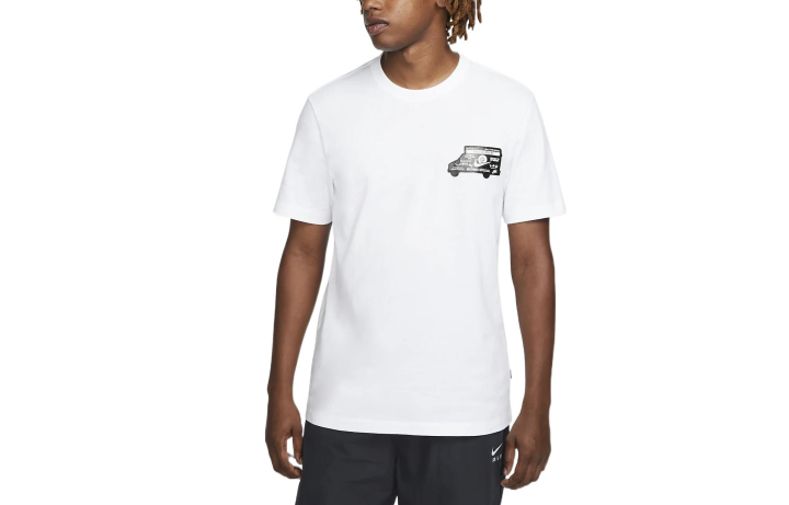 Nike Nike T Shirts Men's White Crew Neck Moderate