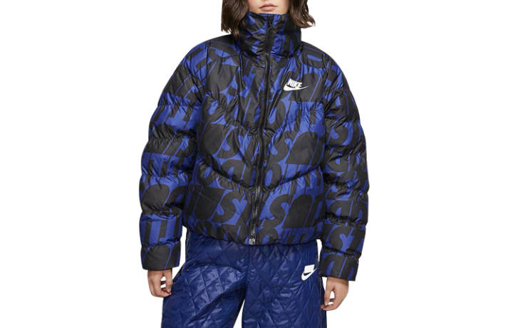Nike Nike Puffer Jacket Women's Blue Black