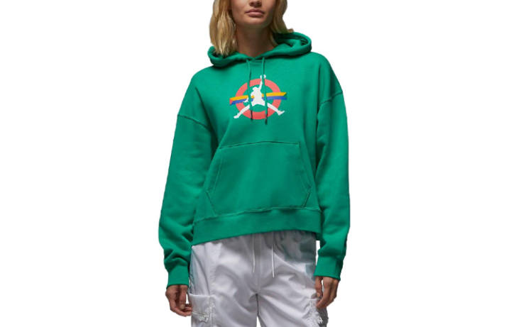 Jordan Jordan Sweatshirts Women's Green Hooded Moderate Regular