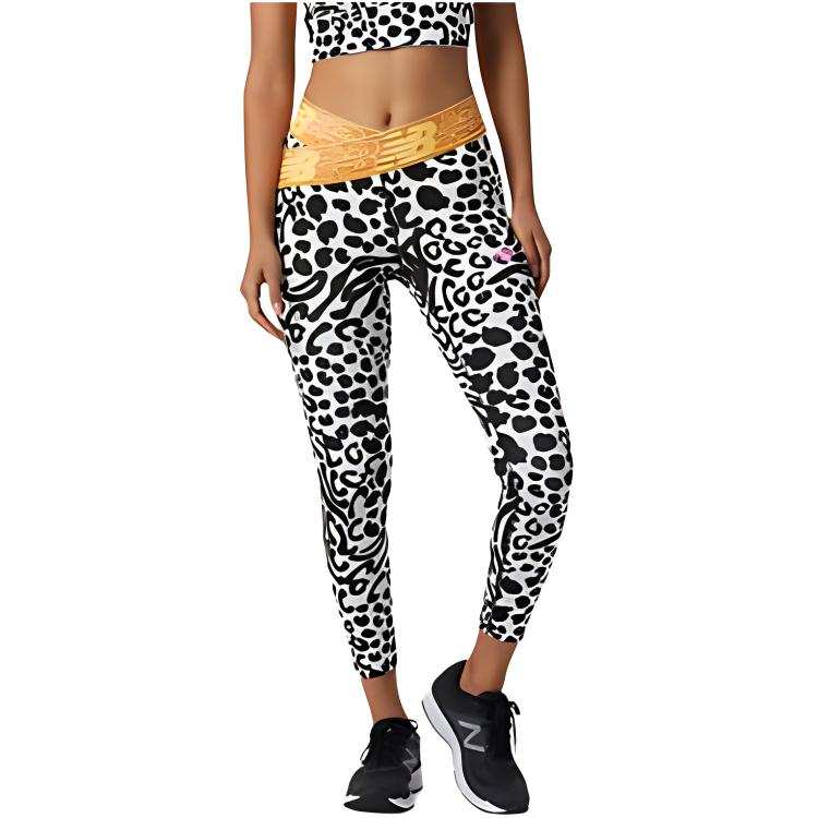 New Balance New Balance Relentless Crossover Printed High Rise 7/8 Tight £45.00 Casual Pants Women's Black & White