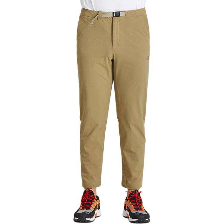 THE NORTH FACE Casual Pants Men's Khaki Moderate Straight Fit Pants