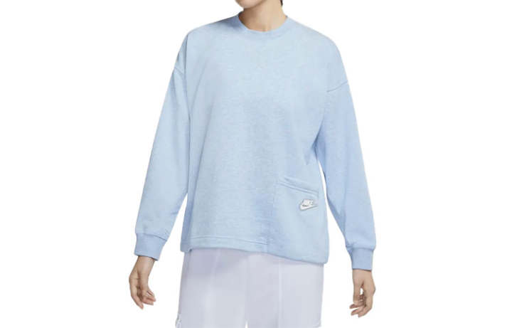 Nike Nike Sweatshirts Women's Light Armory Blue Crew Neck Moderate Regular
