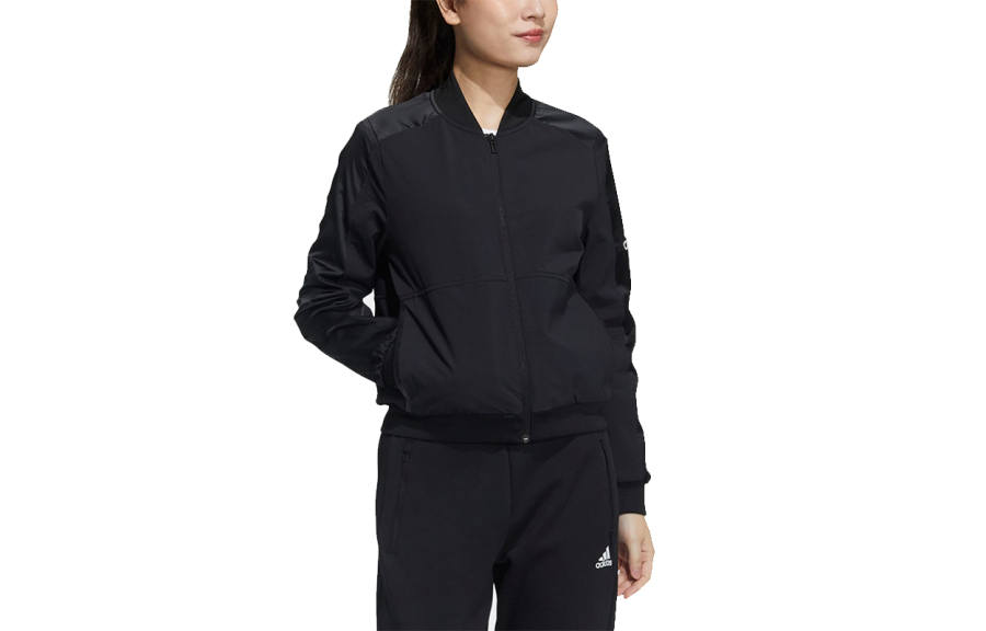 Adidas Adidas Jackets Women's Black Baseball Collar Moderate Other