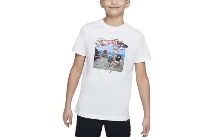 Nike Nike T Shirt Sportswear White Kids'