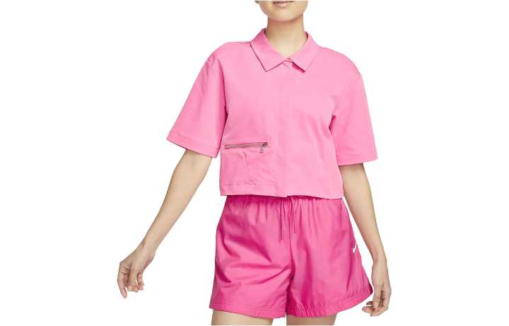 Nike Nike Shirts Women's Pink Lapel Moderate Shirt