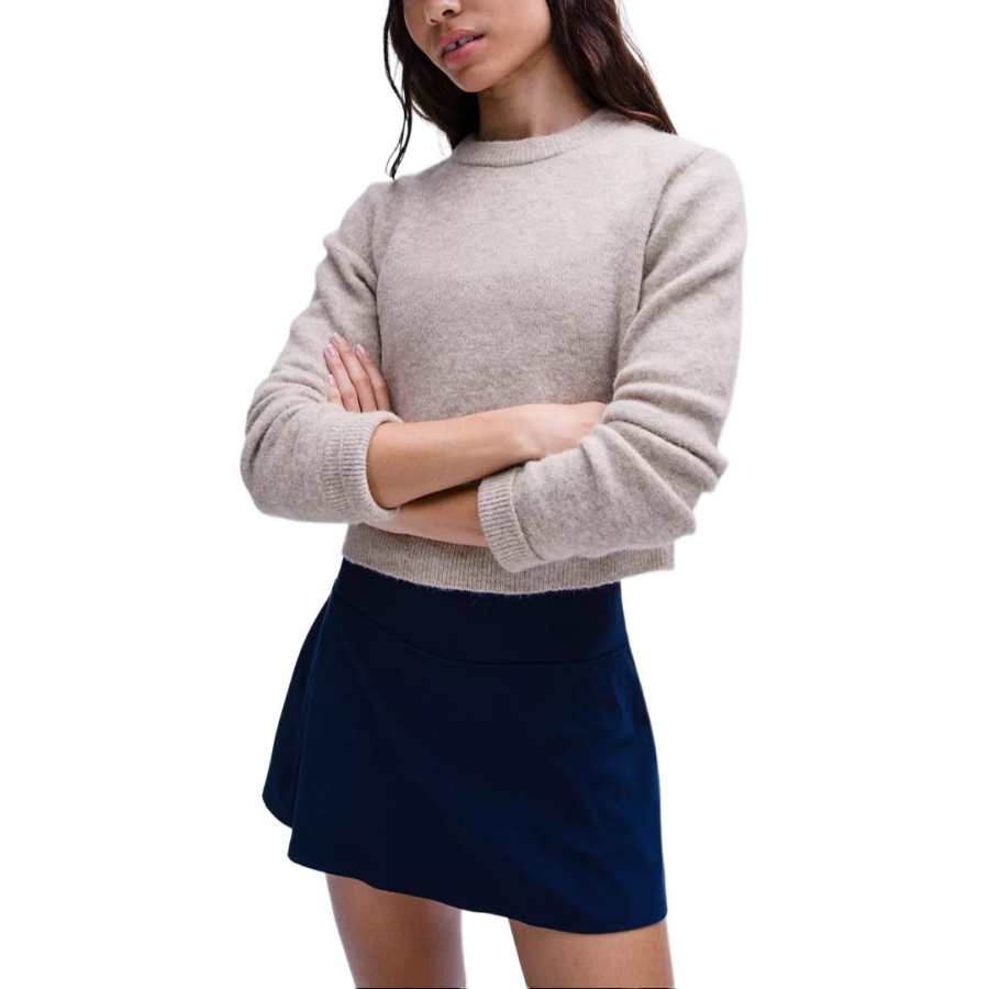 Lululemon Alpaca Wool BlendCropped Collection Sweater Women's