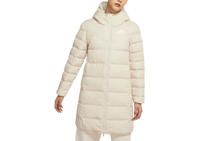 Nike Nike Down Jackets Women's White Hooded Moderate Other